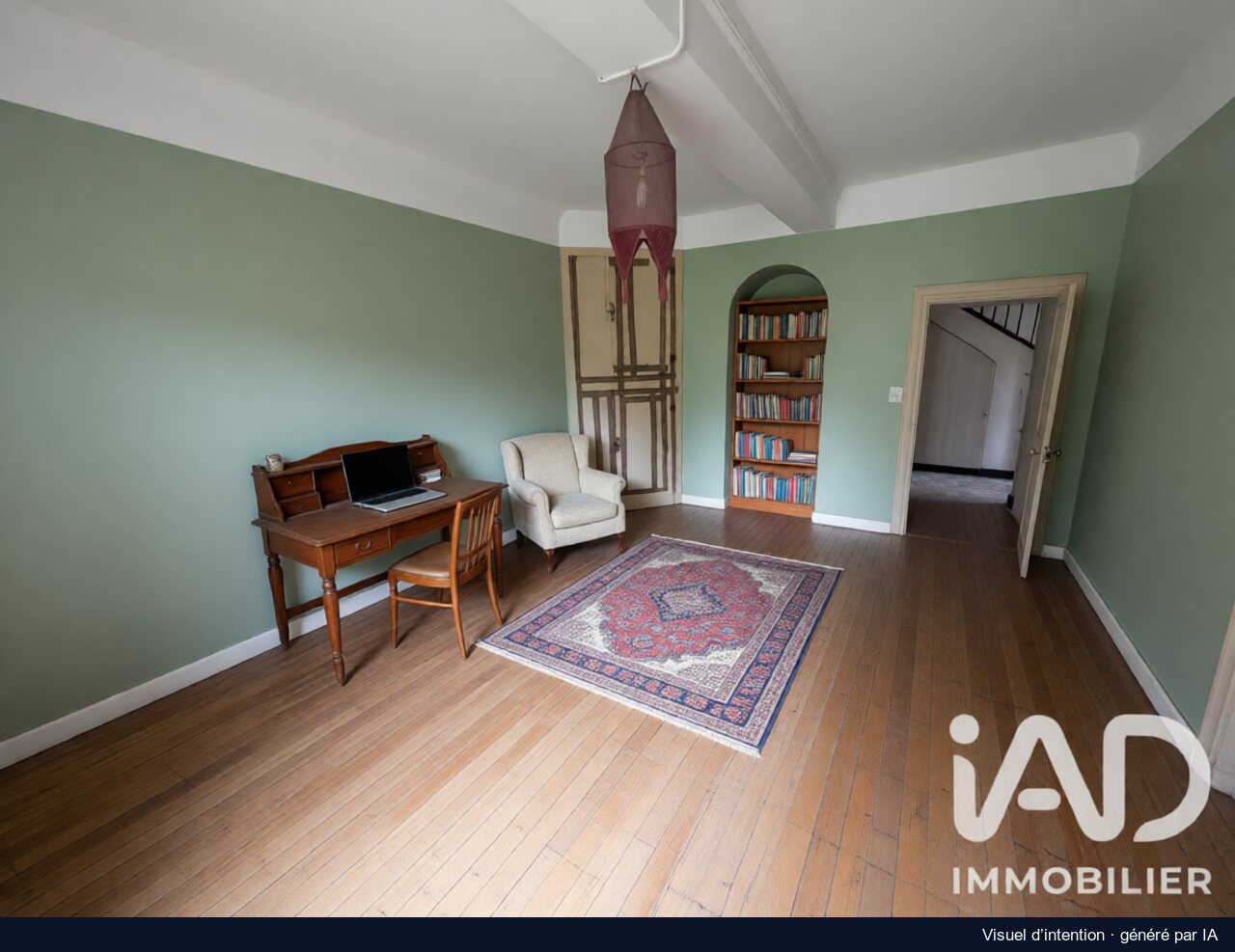 La pièce à la niche, Savilly : proposition de rénovation, image générée